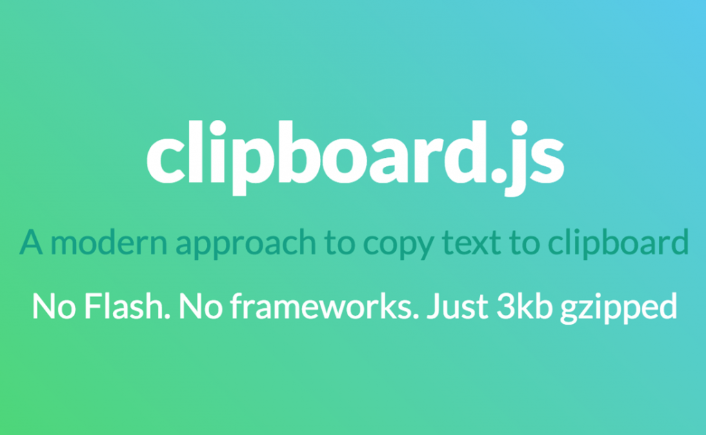 clipboard.js官网